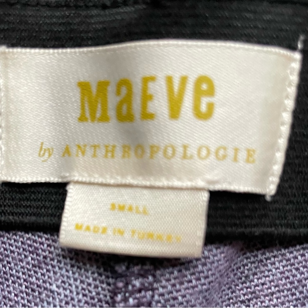 Anthropologie Maeve pull on cropped flare pants - Picture 4 of 5